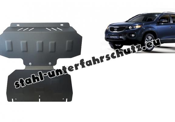 Unterfahrschutz für Motor und  kühler aus Stahl für  Kia Sorento