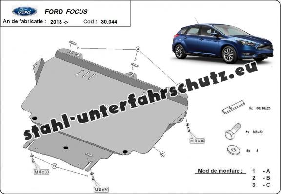 Unterfahrschutz für Motor der Marke Ford Focus 3