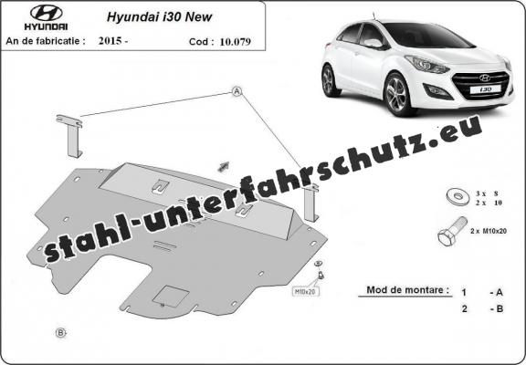 Unterfahrschutz für Motor der Marke Hyundai I30