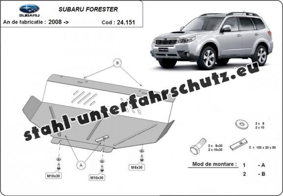 Unterfahrschutz Subaru Forester 3 (2008-2013)