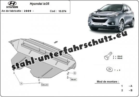 Unterfahrschutz für Motor der Marke Hyundai IX35