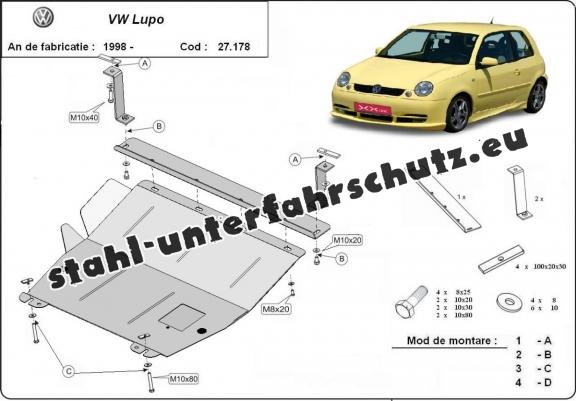 Unterfahrschutz VW Lupo (1999-2005)