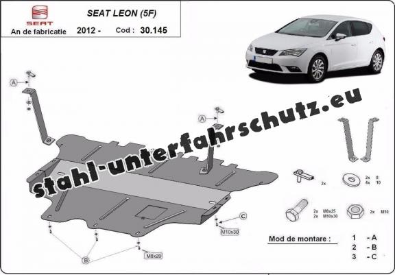 Unterfahrschutz für Motor der Marke Seat Leon