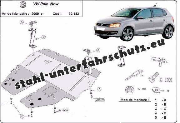 Unterfahrschutz für Motor der Marke VW Polo