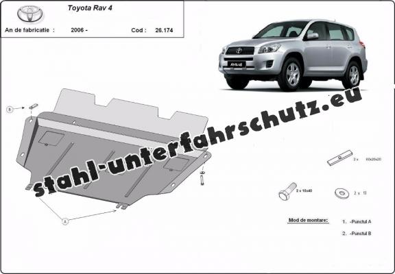 Unterfahrschutz für Motor der Marke Toyota RAV 4 diesel