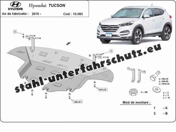 Unterfahrschutz für Motor der Marke Hyundai Tucson