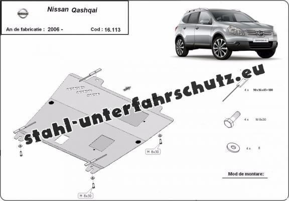 Unterfahrschutz für Motor der Marke Nissan Qashqai