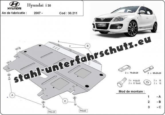 Unterfahrschutz für Motor der Marke Hyundai I30