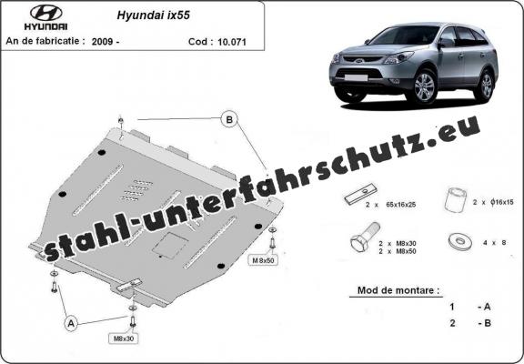 Unterfahrschutz für Motor der Marke Hyundai ix55