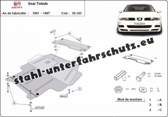 Unterfahrschutz für Motor der Marke Seat Toledo 1