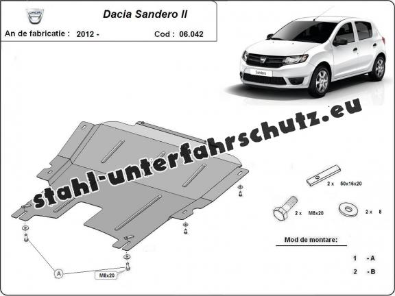 Unterfahrschutz für Motor der Marke Dacia Sandero 2