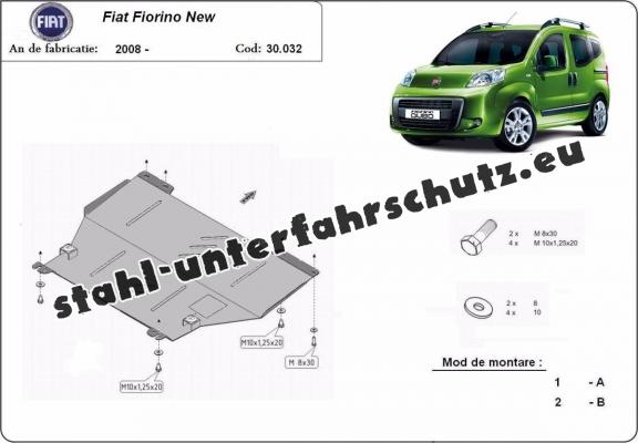 Unterfahrschutz für Motor der Marke Fiat Fiorino