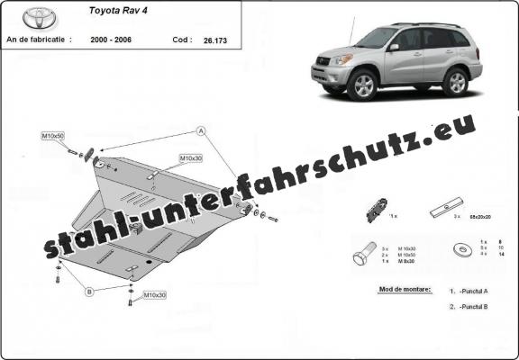 Unterfahrschutz für Motor der Marke Toyota Rav4