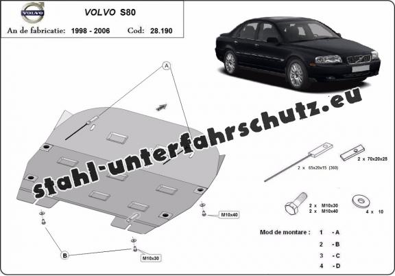 Unterfahrschutz für Motor der Marke Volvo S80