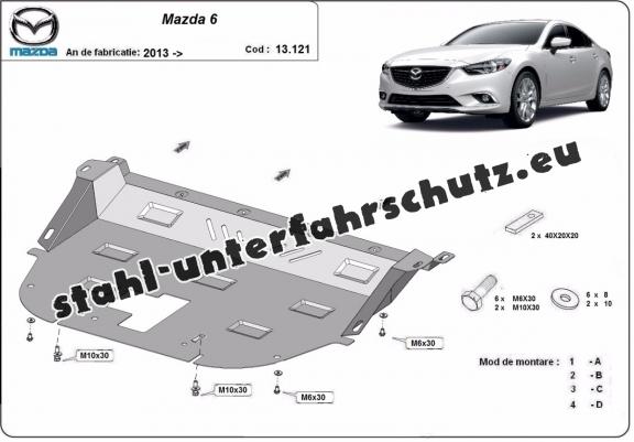 Unterfahrschutz für Motor der Marke Mazda 6