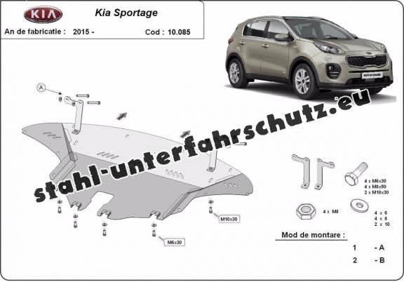 Unterfahrschutz für Motor der Marke Kia Sportage