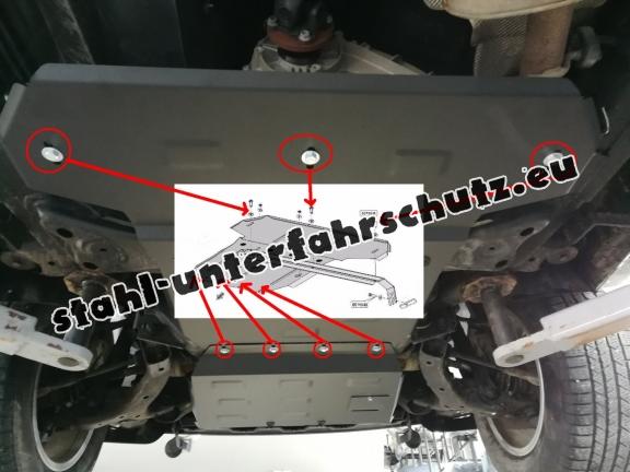 Unterfahrschutz für Getriebe und Differential aus Volkswagen Amarok