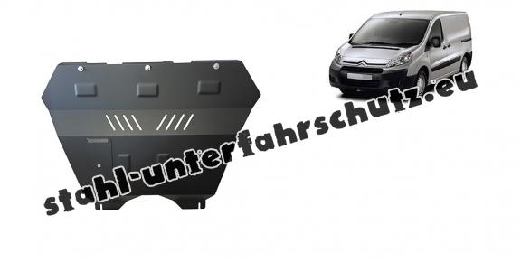 Unterfahrschutz für Motor und Getriebe aus Stahl für  Citroen Jumpy (2007-2016)