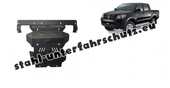 Unterfahrschutz für Motor und  kühler aus Stahl für  Toyota Hilux (2004-2015)