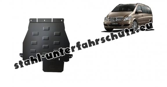 Stahl Getriebe Schutz für Mercedes Viano W639 - 4x4 - Automatikgetriebe (2003-2014)