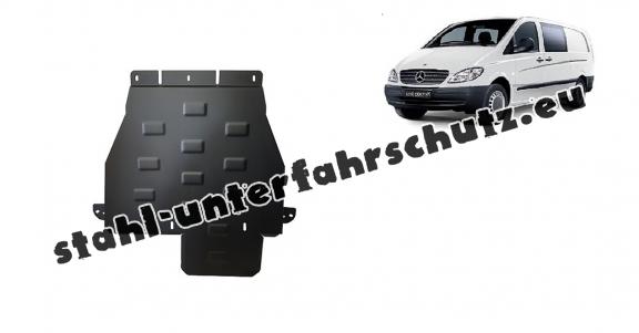 Stahl Getriebe Schutz für Mercedes Vito W639 - 4x4 - Automatikgetriebe (2003-2014)