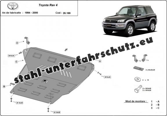 Unterfahrschutz für Motor der Marke Toyota RAV 4