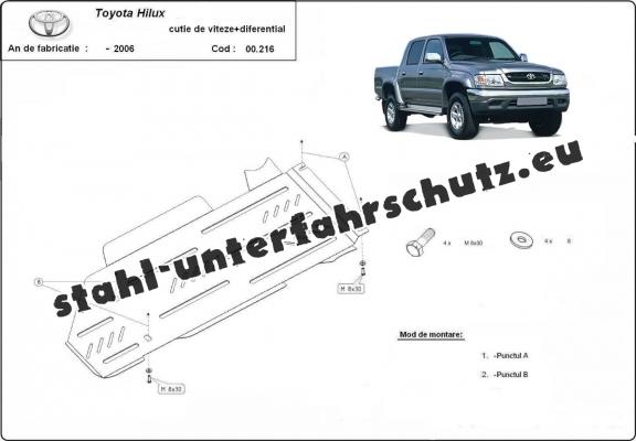 Getriebe und Differential aus Stahl für  Toyota Hilux