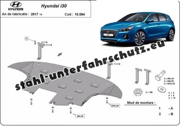 Unterfahrschutz für Motor der Marke Hyundai I30