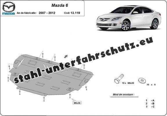 Unterfahrschutz für Motor der Marke Mazda 6