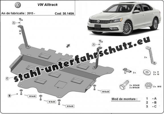 Unterfahrschutz für Motor der Marke VW Passat Alltrack - Automatikgetriebe