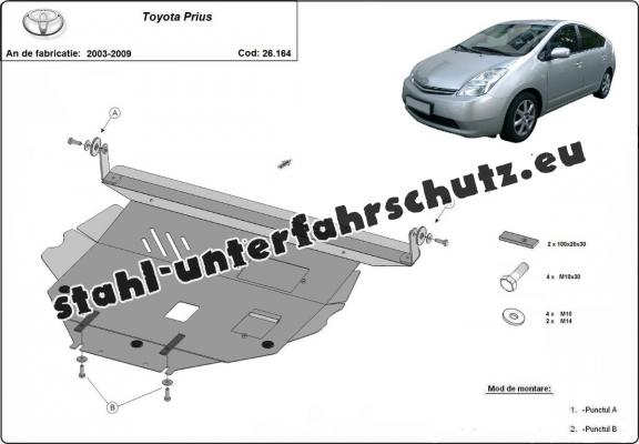 Unterfahrschutz für Motor der Marke Toyota Prius