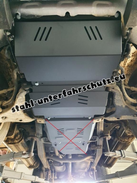 Unterfahrschutz für Motor und  kühler aus Stahl für  Mitsubishi Pajero Sport 2