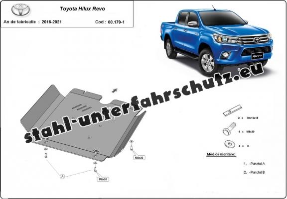 Stahl Getriebe Schutz für Toyota Hilux Revo