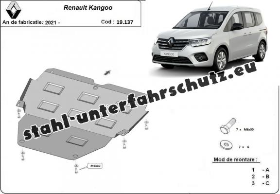 Unterfahrschutz für Motor der Marke Renault Kangoo