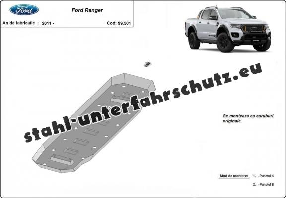 Stahlschutz für Treibstofftank der Marke Ford Ranger 