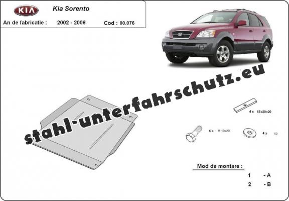 Stahl Getriebe Schutz für  Kia Sorento