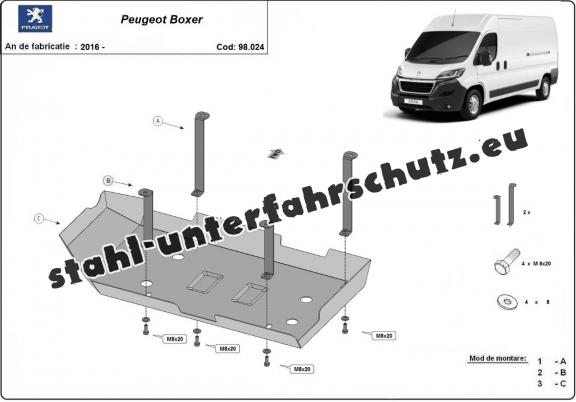 Stahlschutz für AdBluetank der Marke Peugeot Boxer