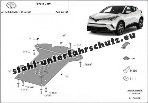 Unterfahrschutz für Katalysator/cat lock der Marke Toyota C-HR