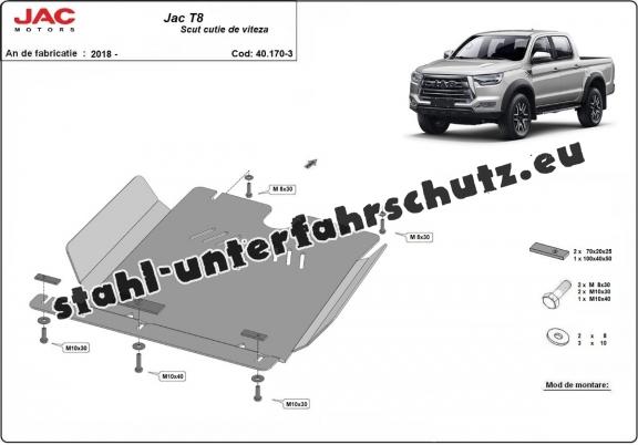 Stahl Getriebe Schutz für Jac T8