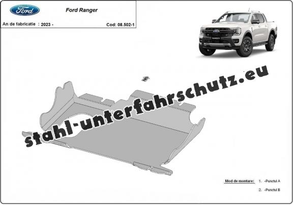 Unterfahrschutz für Motor der Marke Ford Ranger