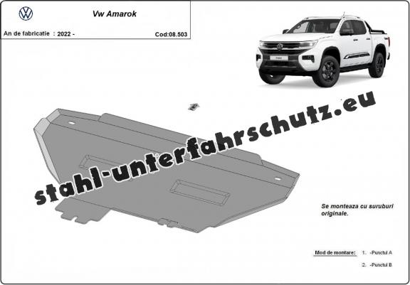 Kühlerschutz für unten aus Stahl für Volkswagen Amarok