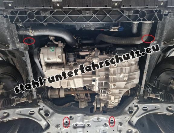 Unterfahrschutz für Motor der Marke Baic Beijing X75