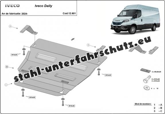 Unterfahrschutz für Motor der Marke Iveco Daily 7