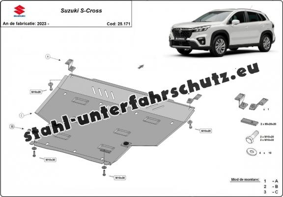 Aluminium Unterfahrschutz für Motor der Marke Suzuki S-Cross