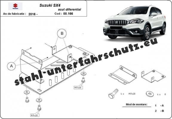 Aluminium Differentialschutz für Suzuki SX4