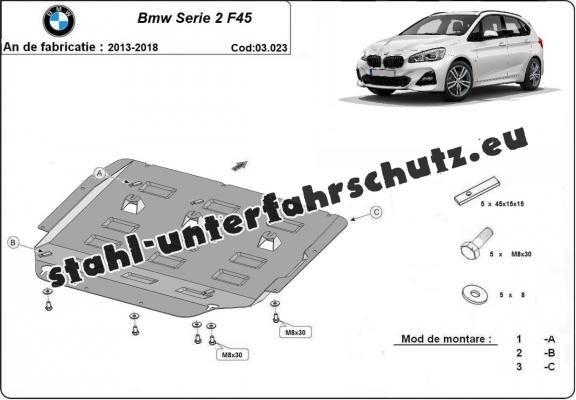 Unterfahrschutz für Motor der Marke  BMW Seria 2 F45