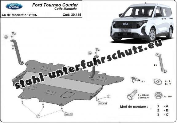 Unterfahrschutz für Motor der Marke Ford Tourneo Courier