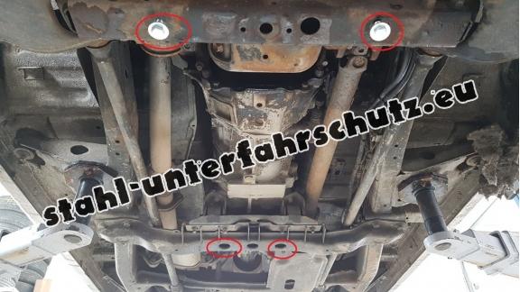 Unterfahrschutz für Getriebe und Differential aus  Nissan Pathfinder