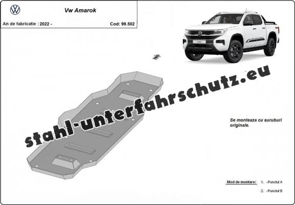 Stahlschutz für Treibstofftank der Marke Volkswagen Amarok (MB3G9A147CF; 2643728)