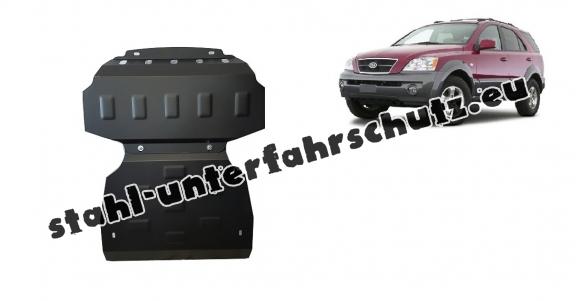 Unterfahrschutz für Motor und  kühler aus Stahl für  Kia Sorento (2002-2006)